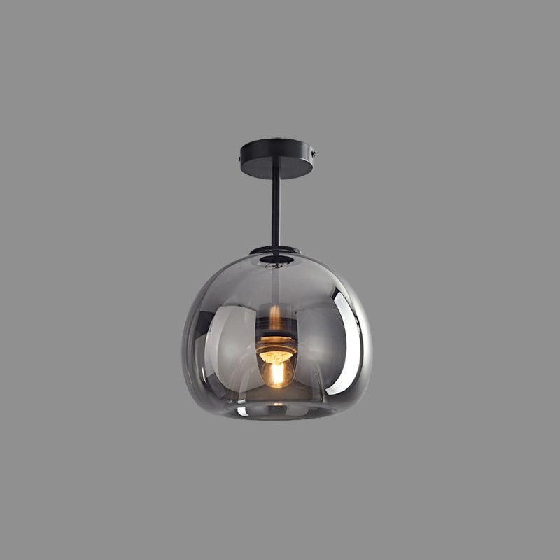 Goldenova - Rund, Chic Loftslampe i Sort og Guld