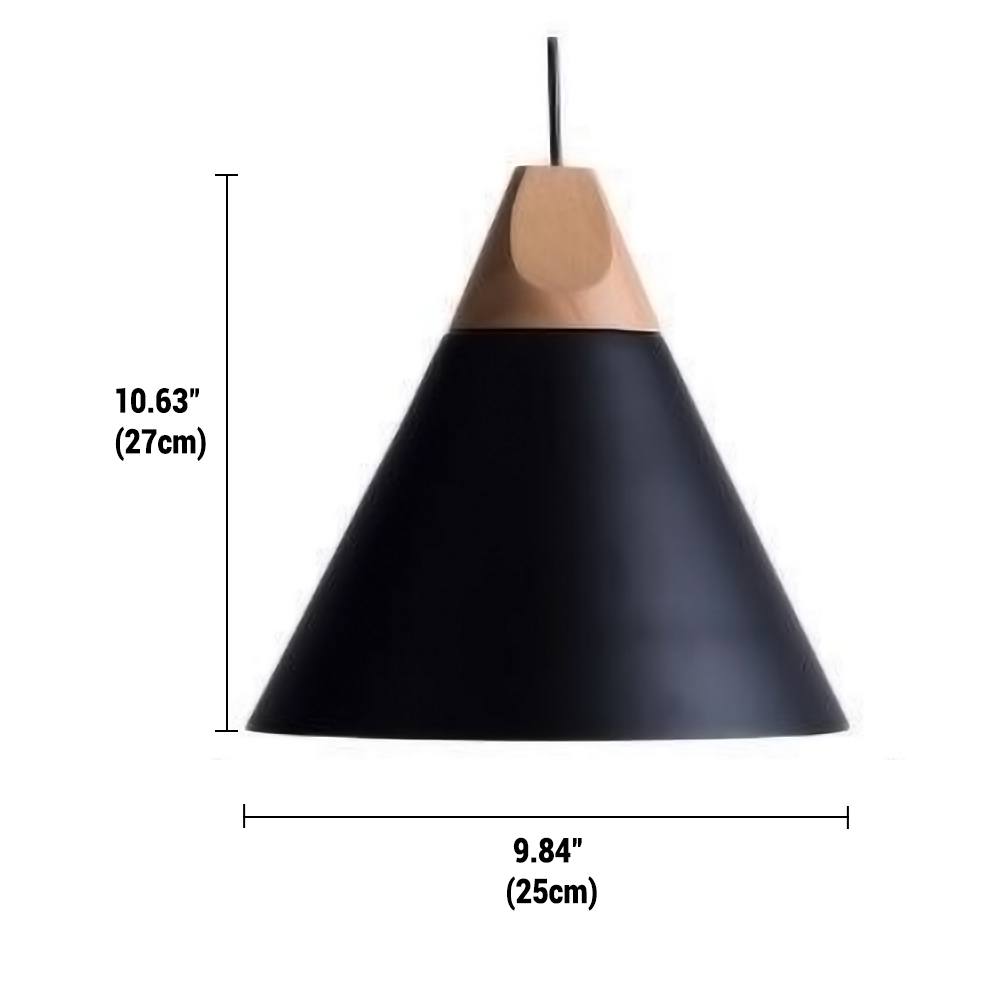 Minimalistisk Træ Pendellampe | NordicLight