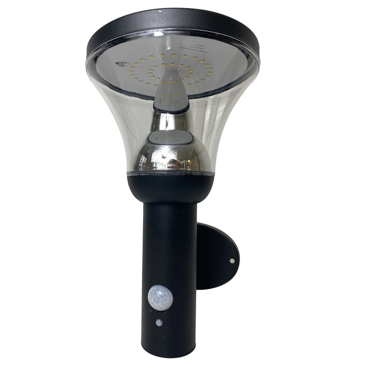Solarlampe til Vægmontering i Rustfrit Stål med Bevægelsessensor og Høj Lysstyrke-4