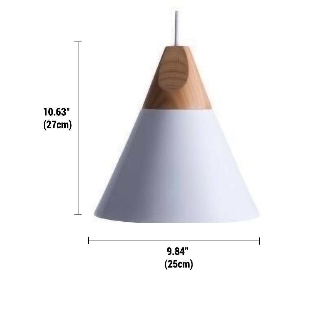 Minimalistisk Træ Pendellampe | NordicLight