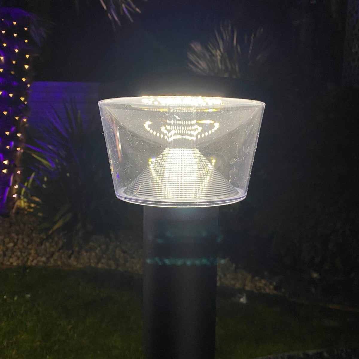 Solarlampe i Rustfrit Stål med Monokristallin Solcelle og Bevægelsesdetektor-6