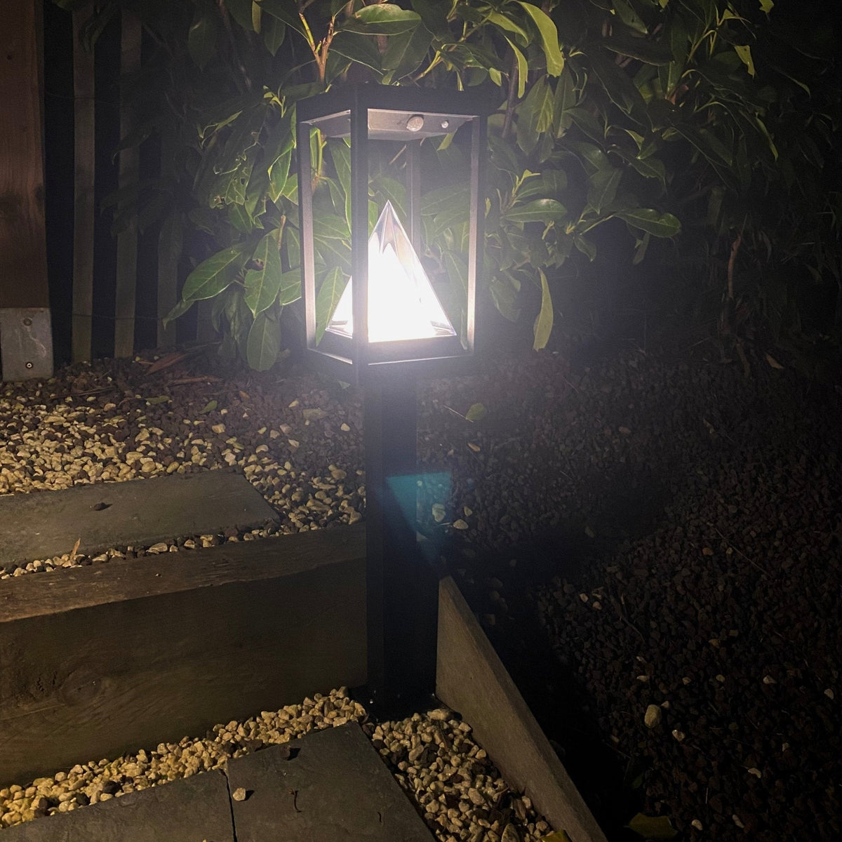 Solarlampe med Monokristallin Solcelle og Bevægelsesdetektor til Udendørs Belysning-5