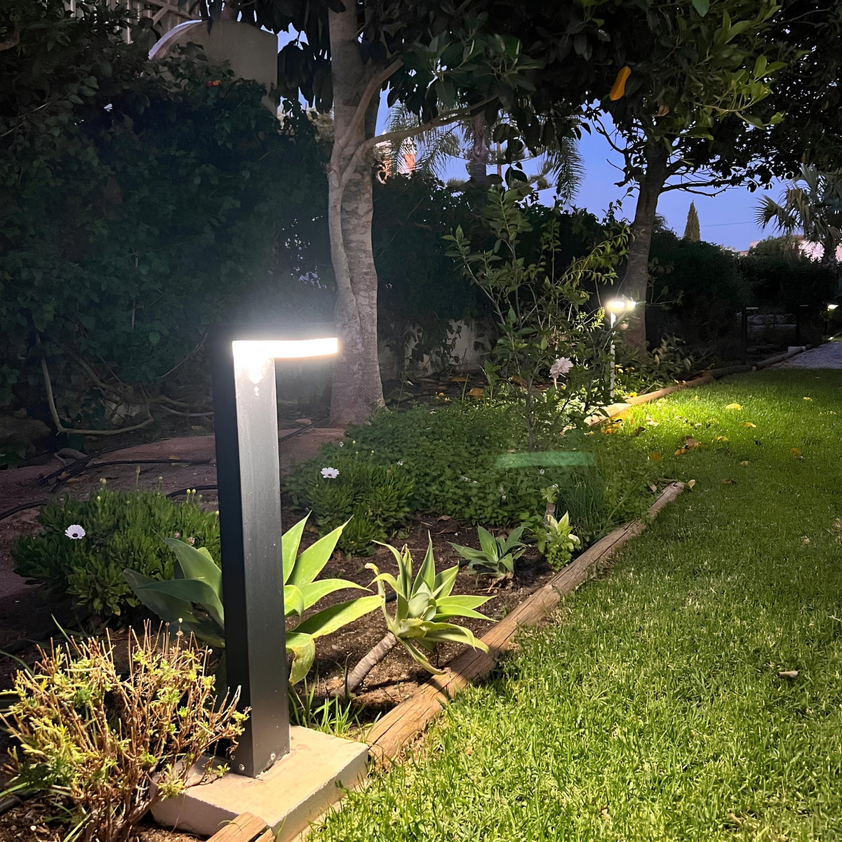 Elegant Solar LED Bollard Light in Stainless Steel with High Lumen Output-4