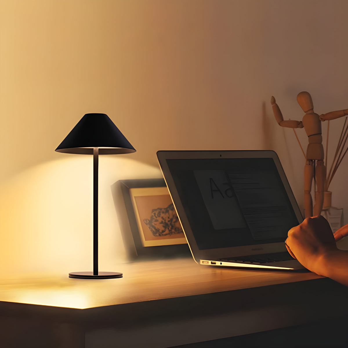 Udendørs & Indendørs Trådløs Bordlampe | GlowFlex