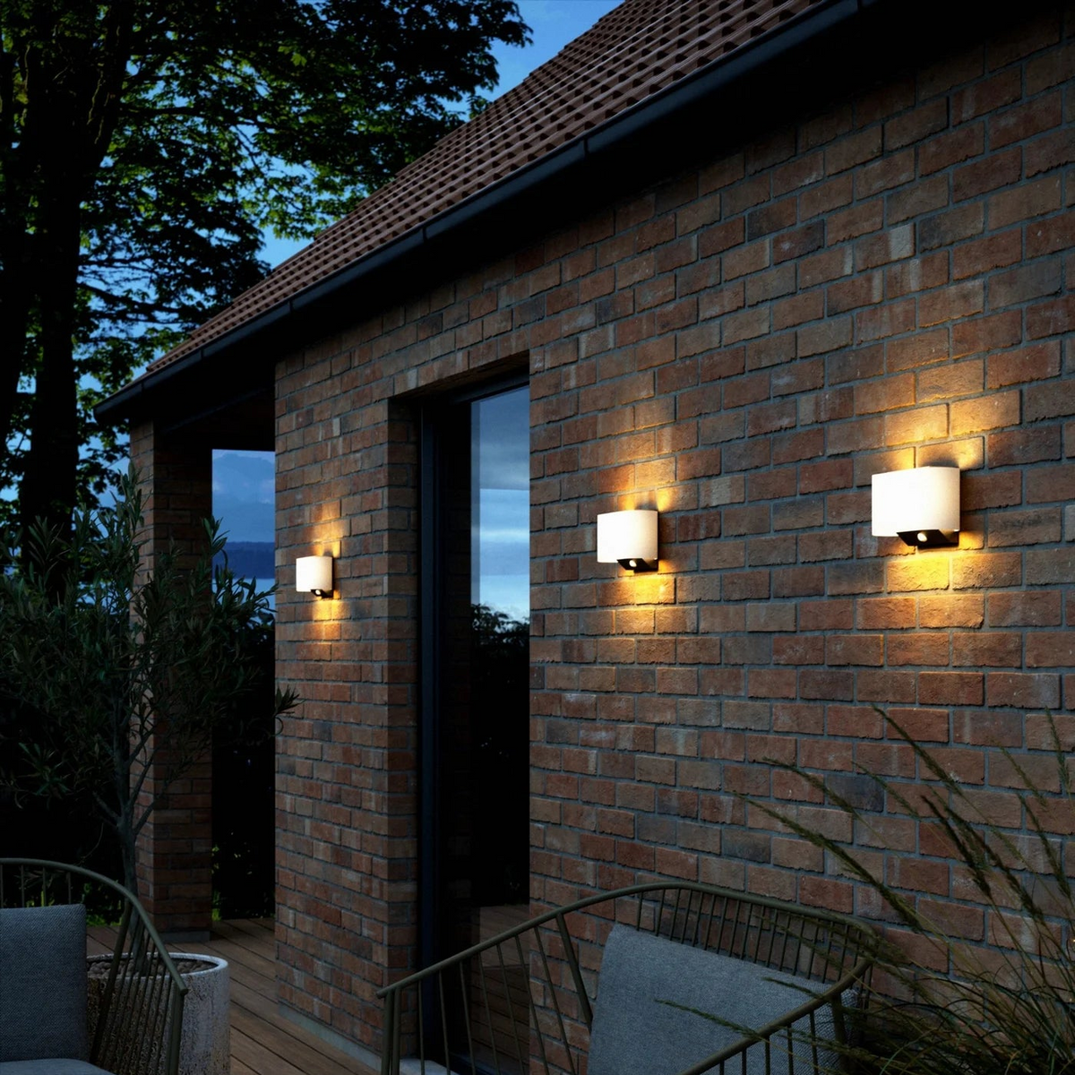 Solarlampe til Udendørsbrug med Bevægelsessensor og Moderne Design-3