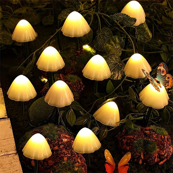 Kreativ & Luksus Svamp Havebelysning | ShroomGlow
