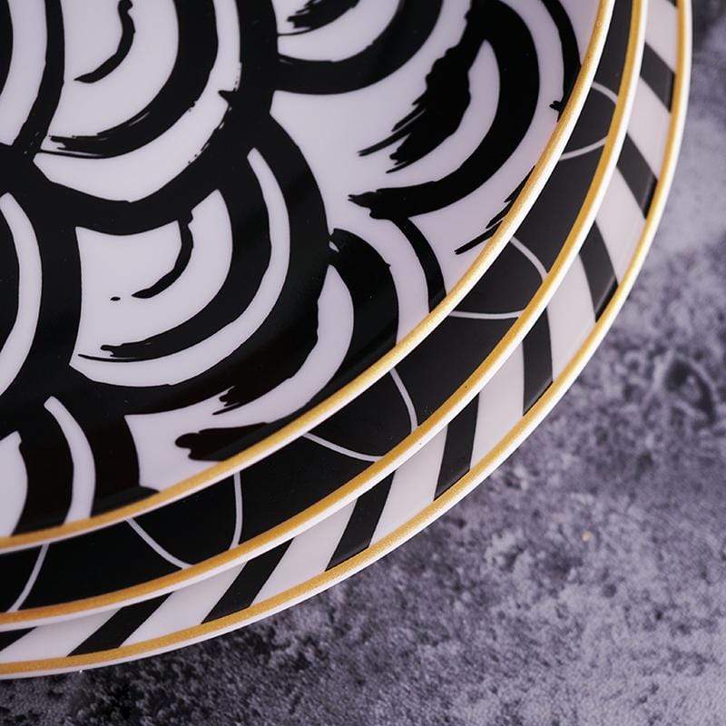 Euclid Tallerkenkollektion – Elegant og Tidssløst Design | GildedPlates