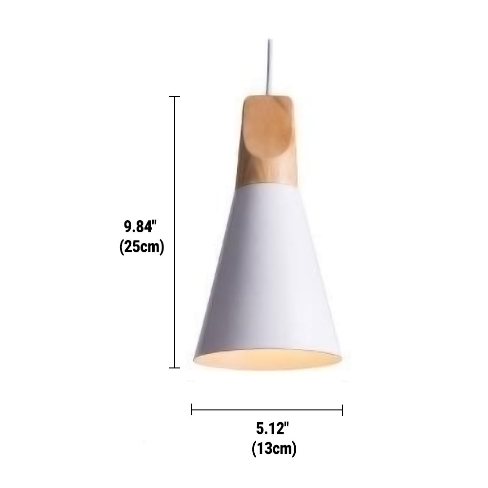 Minimalistisk Træ Pendellampe | NordicLight