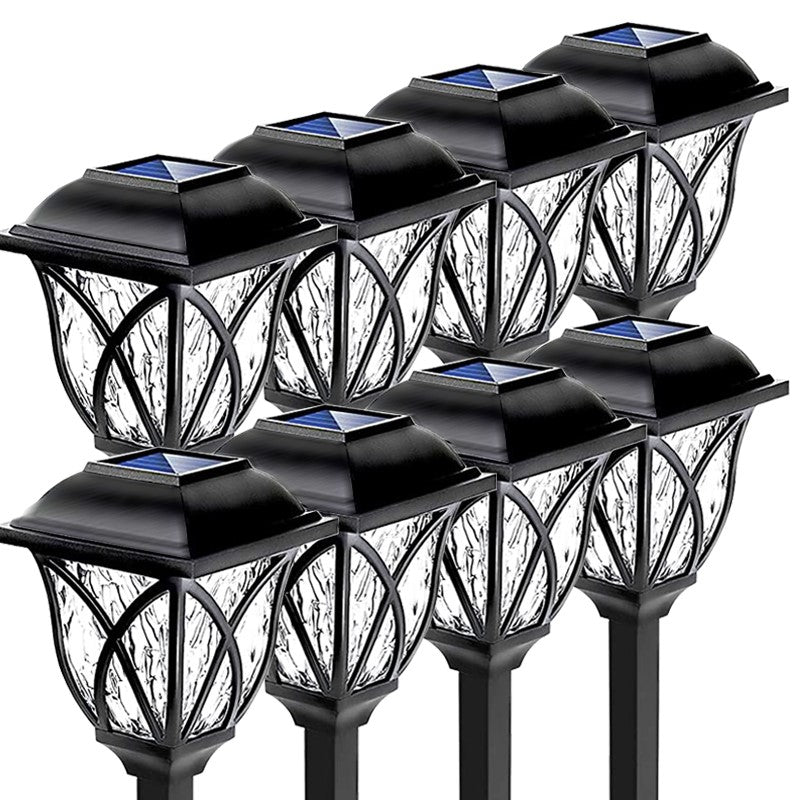 Solarlampe til Haven med Rustfrit Stål og LED Lys-4