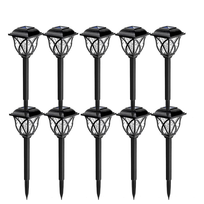 Solarlampe til Haven med Rustfrit Stål og LED Lys-5