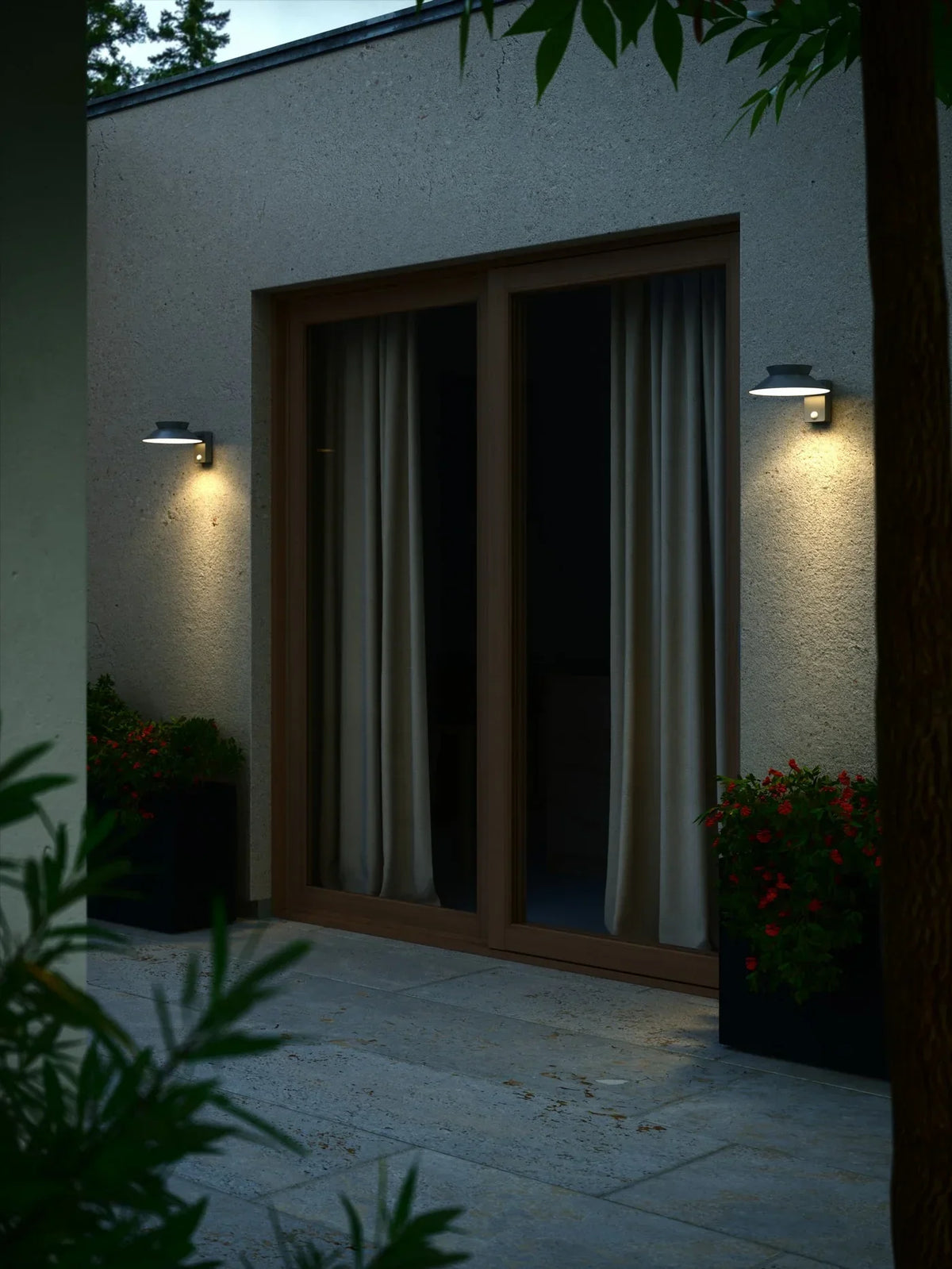 Trådløs LED Udendørs Lampe med Bevægelsessensor og Solcellefunktion-4
