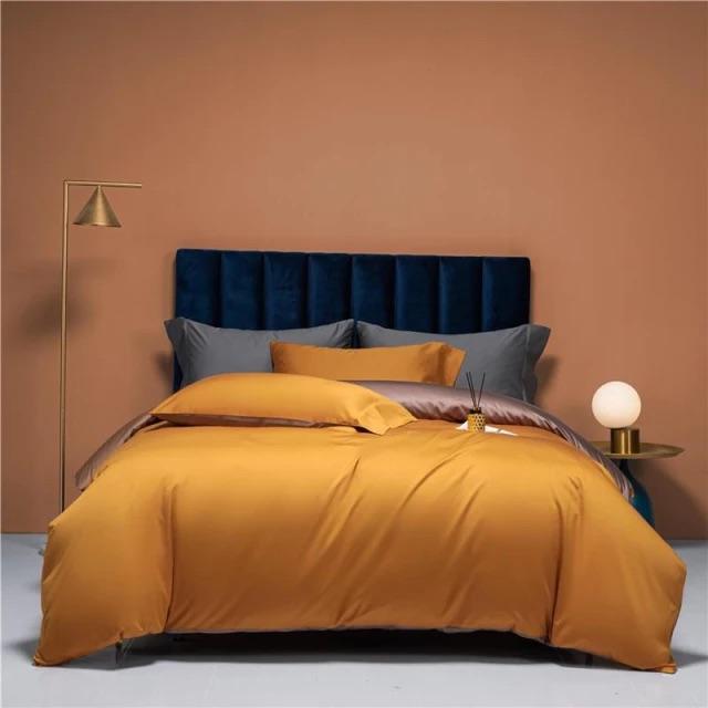 SunDream Prarie Orange Vendbar Sengesæt