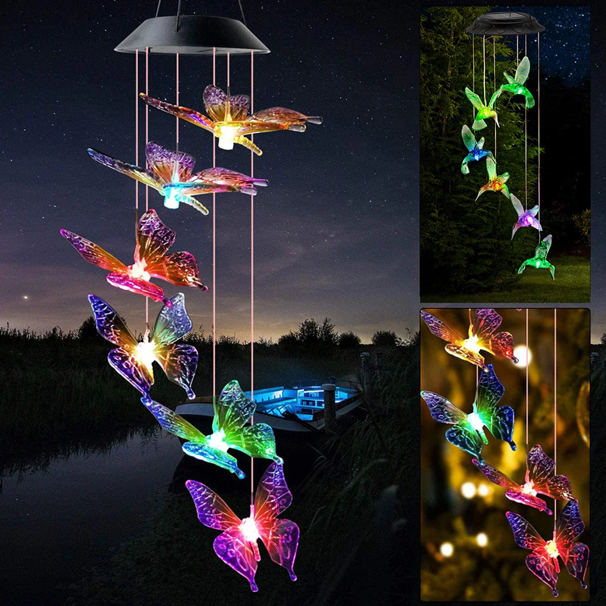 Variant image for Solarlampe til Haven med Automatisk Tænd/Sluk Funktion og Vandbeskyttelse-1
