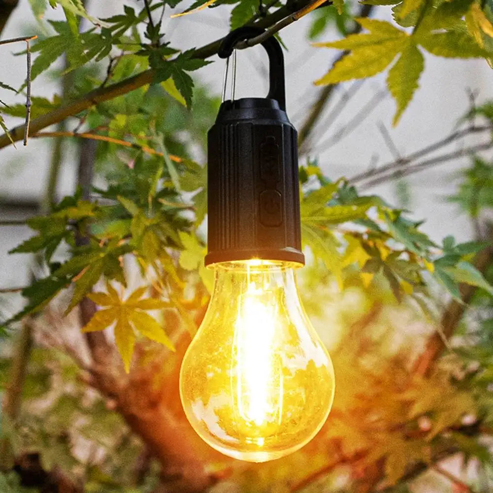Opladelig Retro Bordlampe til Indendørs og Udendørs Brug-5