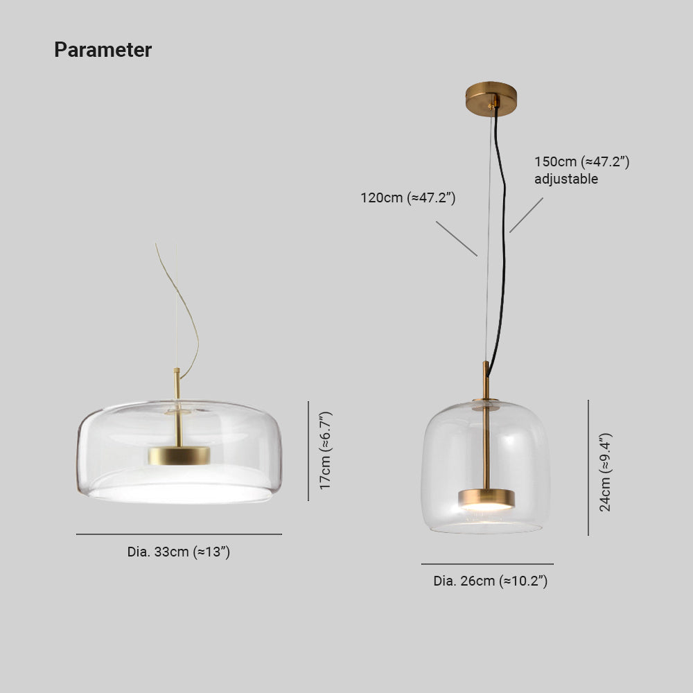 HailieGlow Retro LED Pendel Lampe