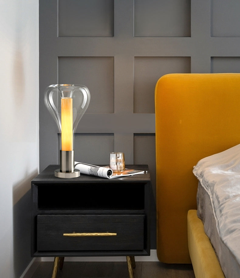 Designer Bordlampe med Trækerne | WoodCore Elegance
