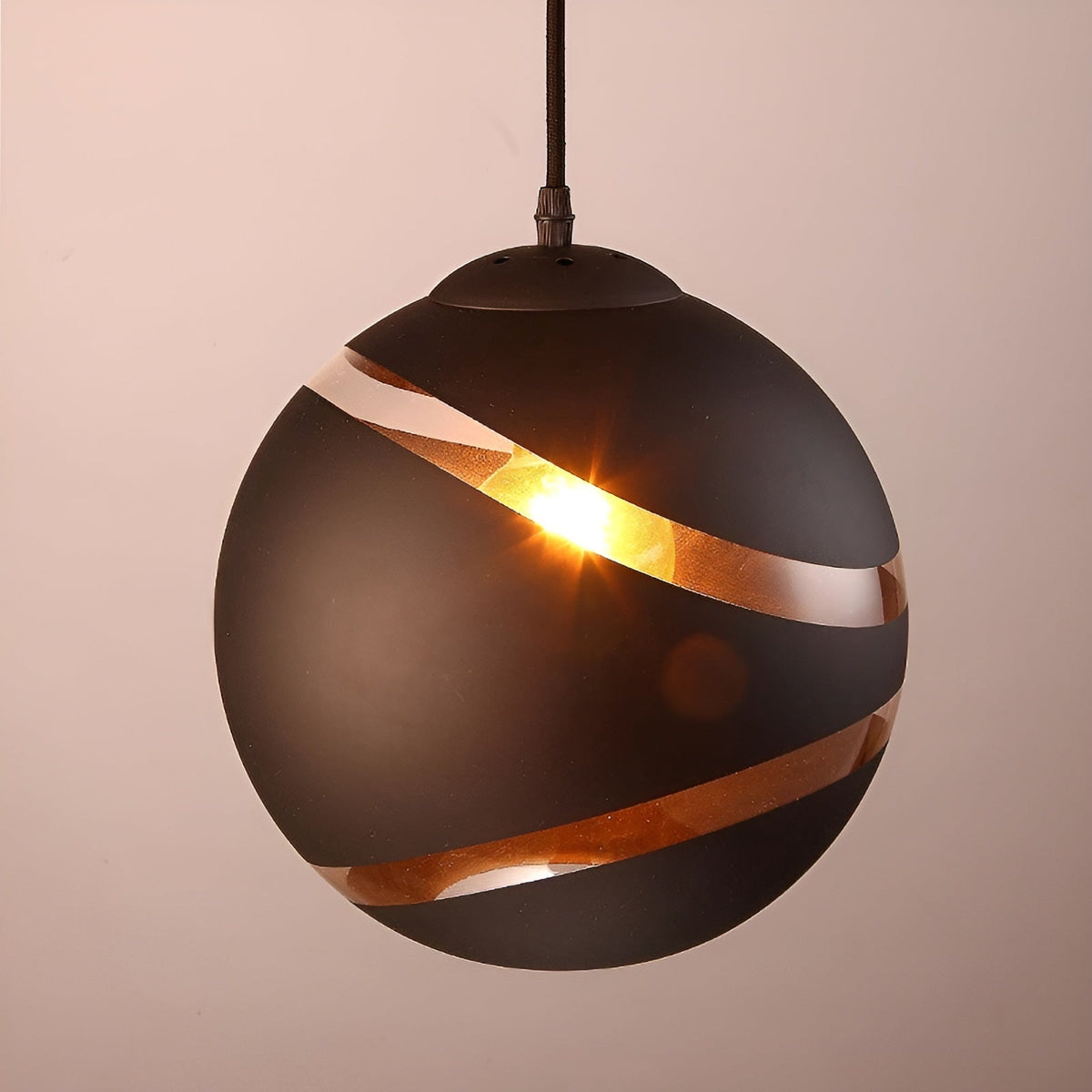 Moderne Glashængelampe | CrystalLume