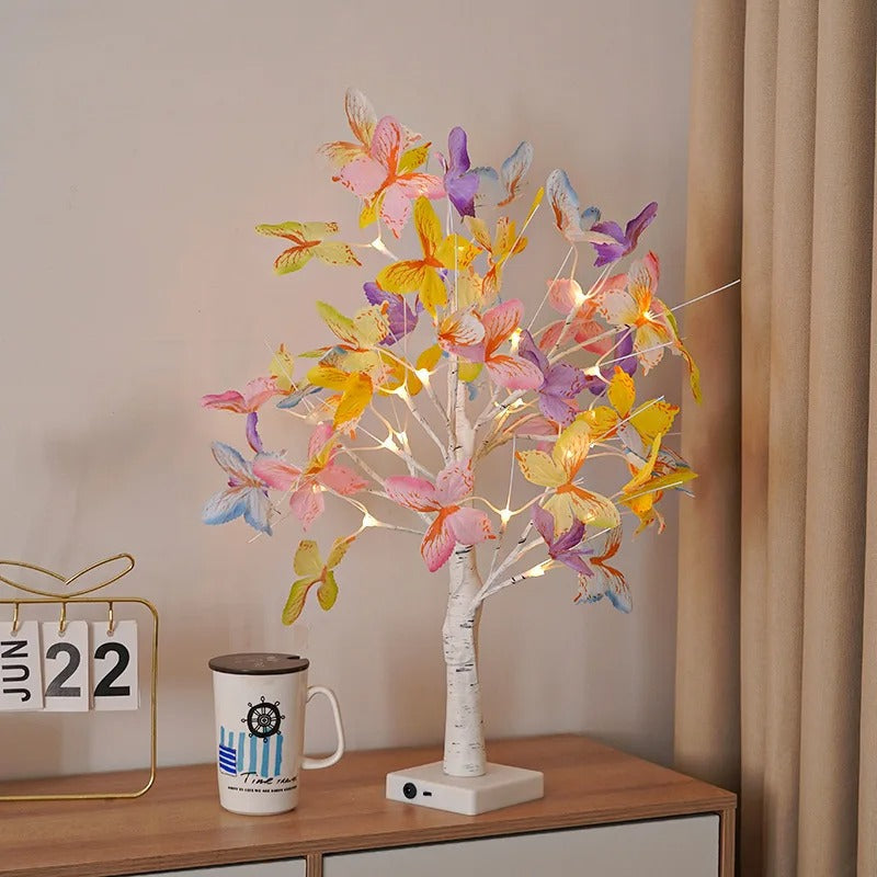 Blomstrende LED Trælampe | BloomTree