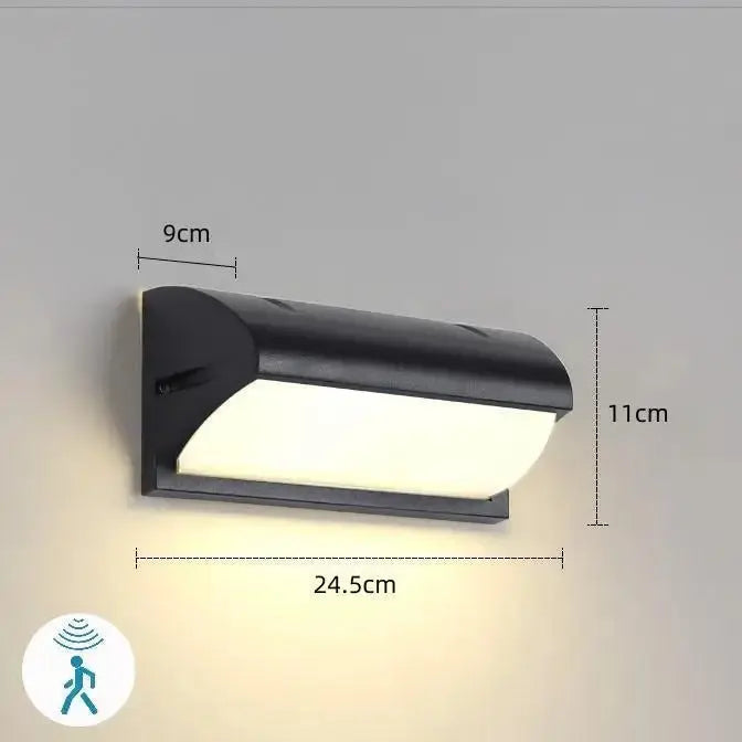 Vandtæt LED Udendørsbelysning med Intelligent Radarsensor-1