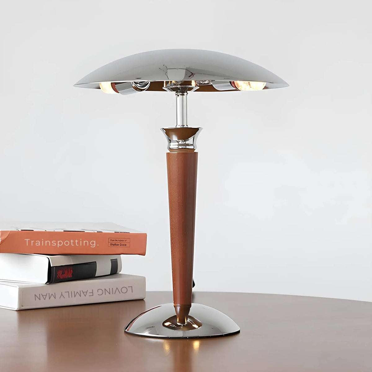 Retro Bordlampe – Elegant og Tidløs | ChromeWood