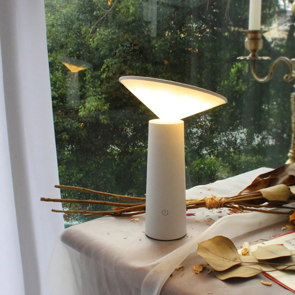 LED Udendørs Bordlampe med Justerbar Arm | FlexiGlow