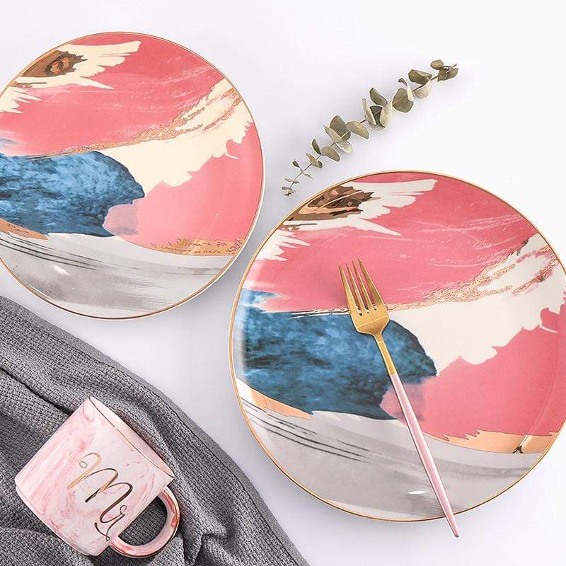 Picasso Tallerken Rose – Sofistikeret og Elegant | PorcelainArt