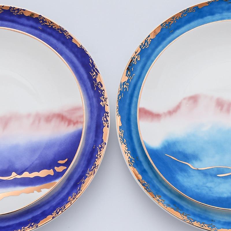 Van Gogh Tallerkenkollektion – Luksuriøst Sæt af 4 | PorcelainArt