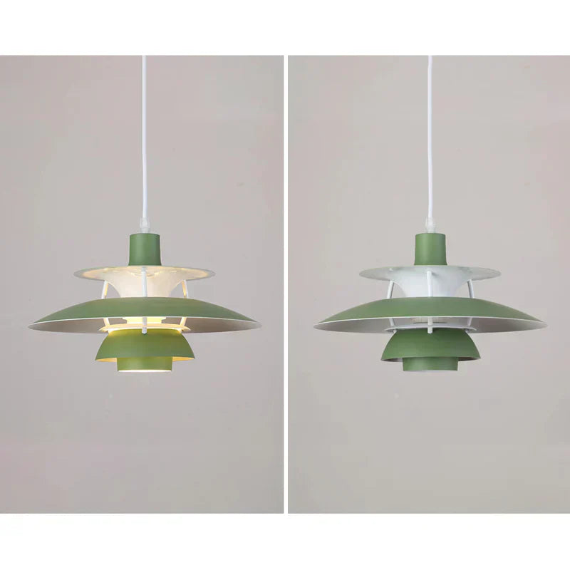 MorandiGlow Modern LED Pendel Lampe med Skærm