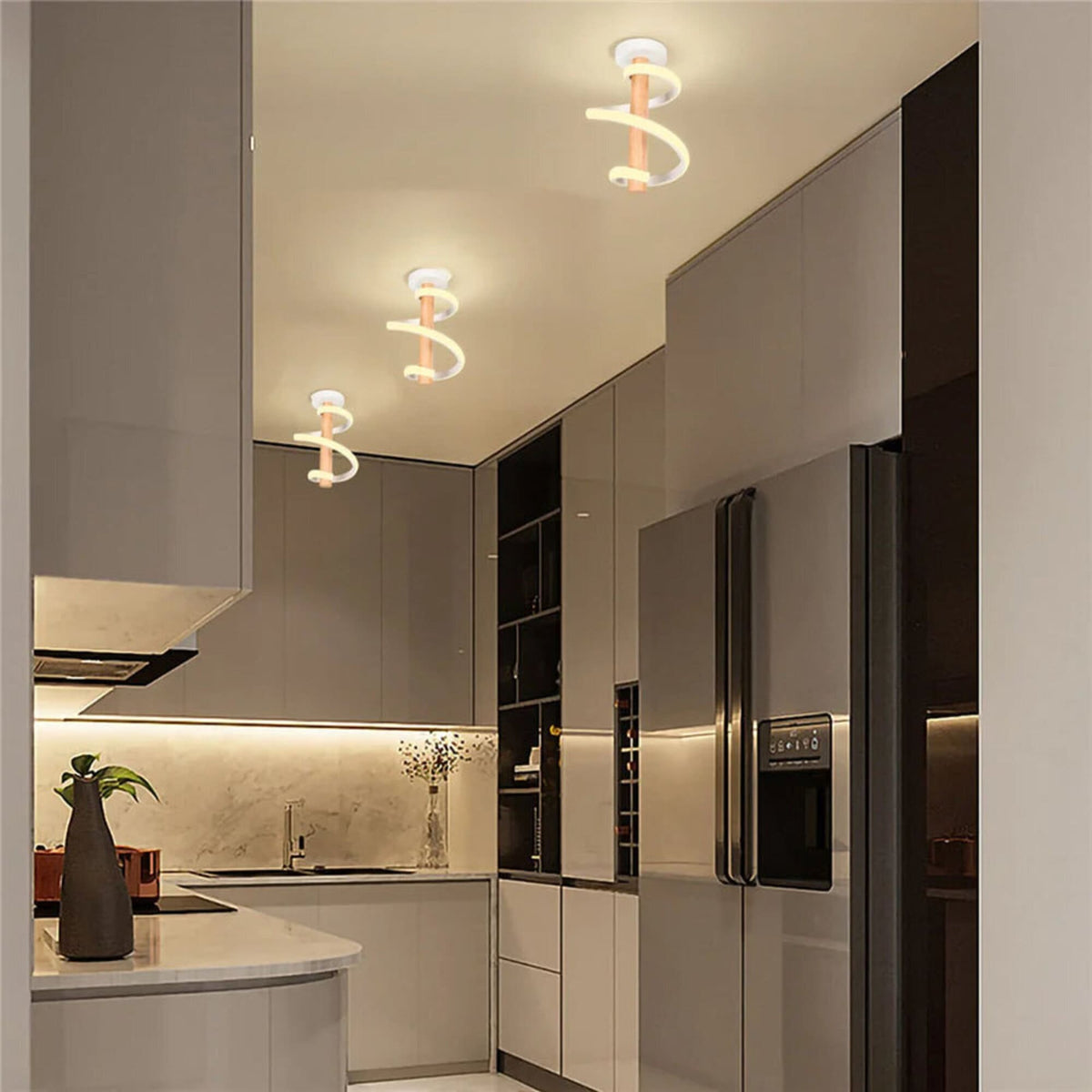Stilfuld Spiral Loftlampe | SpiralLuxe