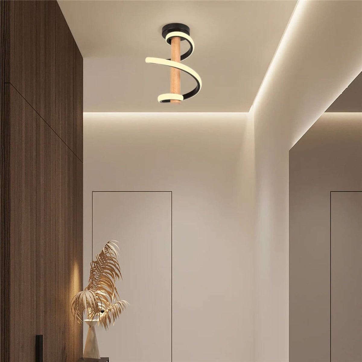 Stilfuld Spiral Loftlampe | SpiralLuxe