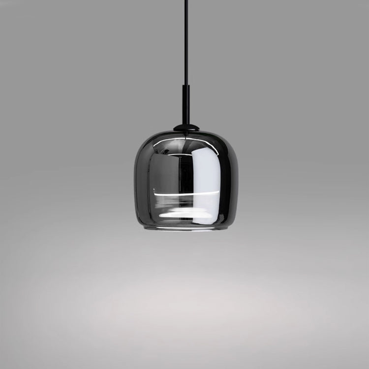 Sort Glas Loftlampe | NoirLume