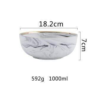 Canova Spisesæt – 8-delt Tallerkensæt | MarbleElegance