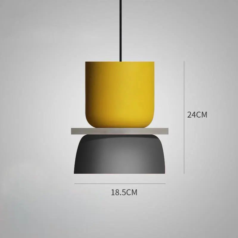 Moderne Loftlampe i Skandinavisk Macaron Stil | NordicShine