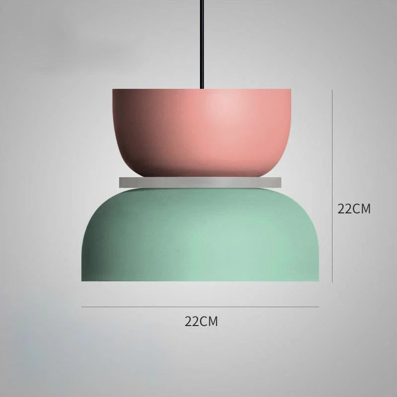Moderne Loftlampe i Skandinavisk Macaron Stil | NordicShine